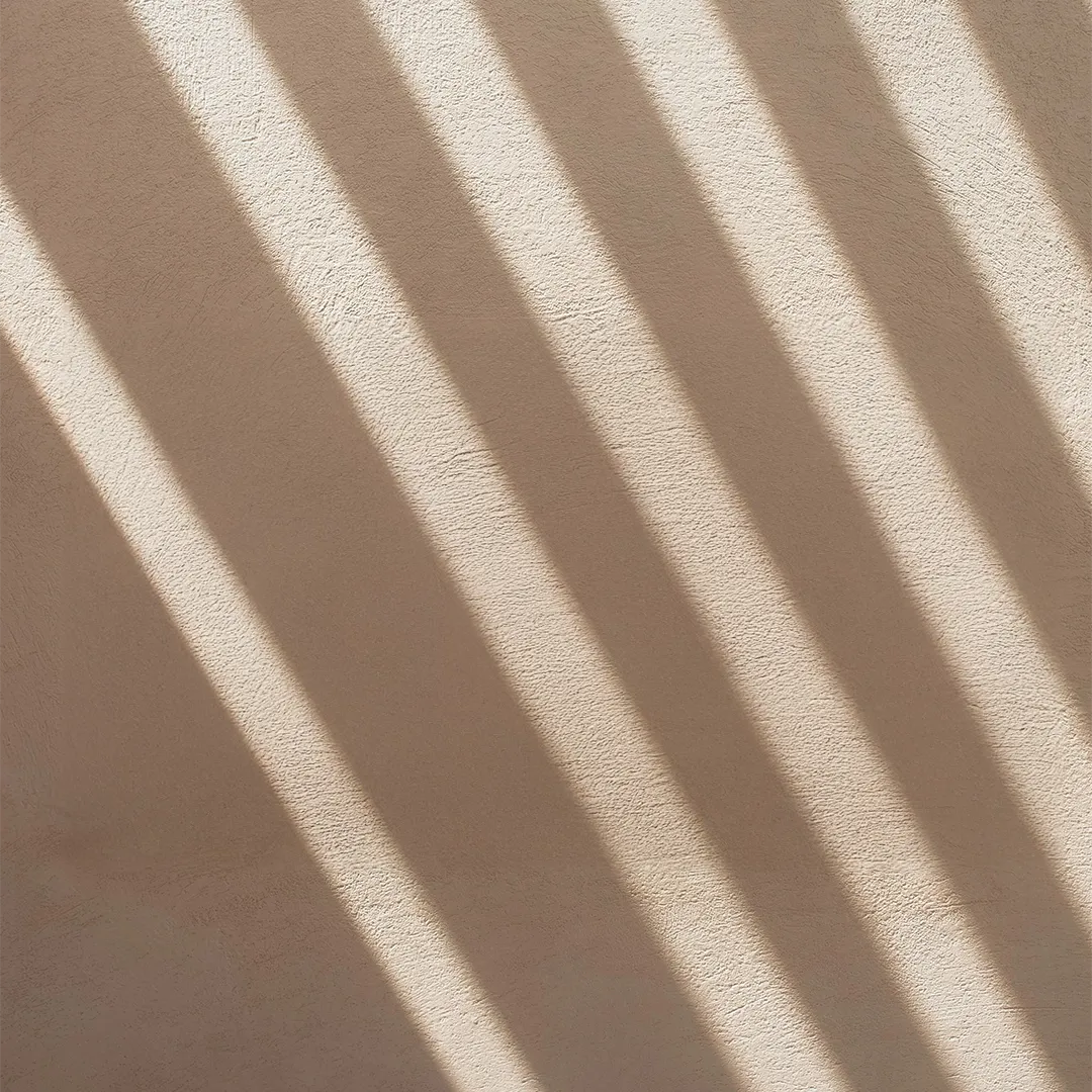 Detalle de la textura de Clay® con luz rasante